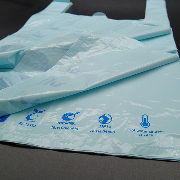 100% Biodegradable PVA/PVOH Hot Water Soluble Shopping Bags