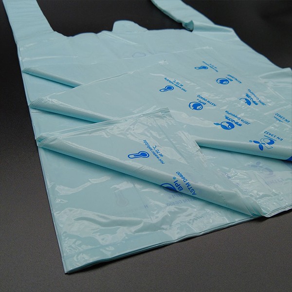 100% Biodegradable Shopping Bags , PVA Water Soluble Grocery Bags