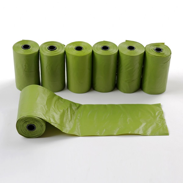 Biodegradable Pet Waste Bags With Dispenser , PVA Water Soluble Dog Poop Bags